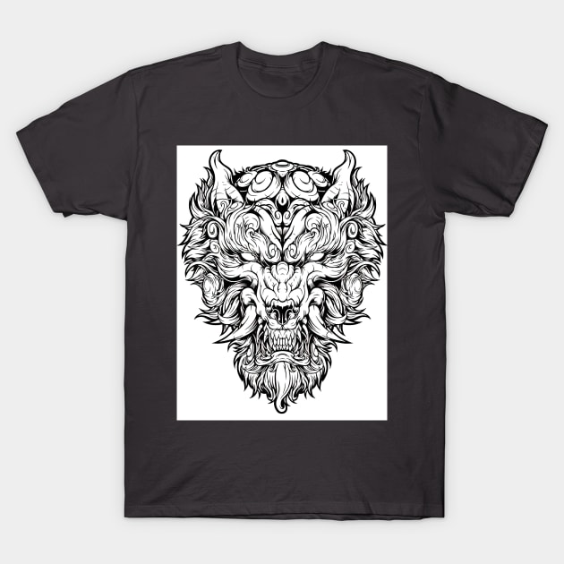 Fantasy Dragon T-Shirt by GeosStore